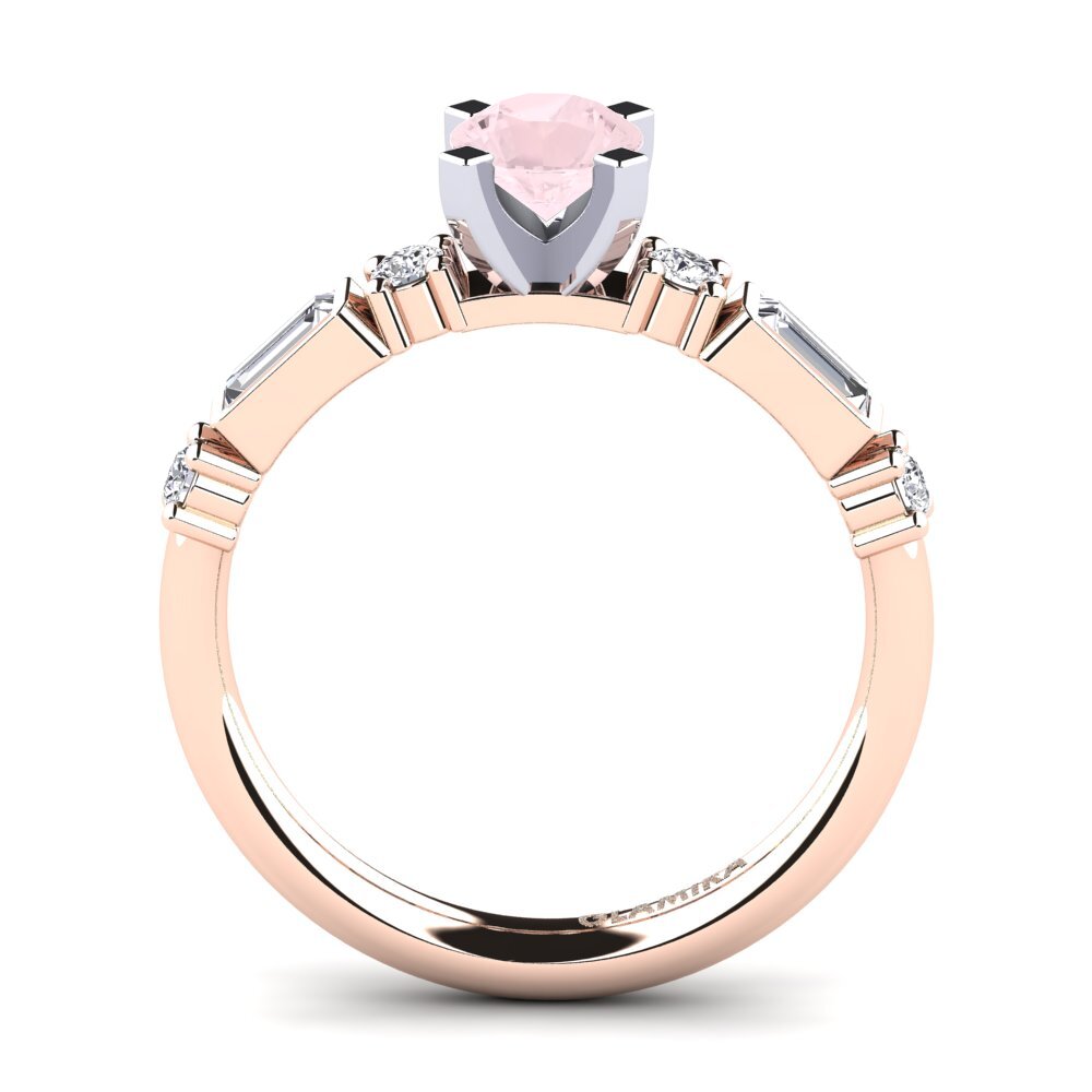Rose Quartz Engagement Ring Palawan