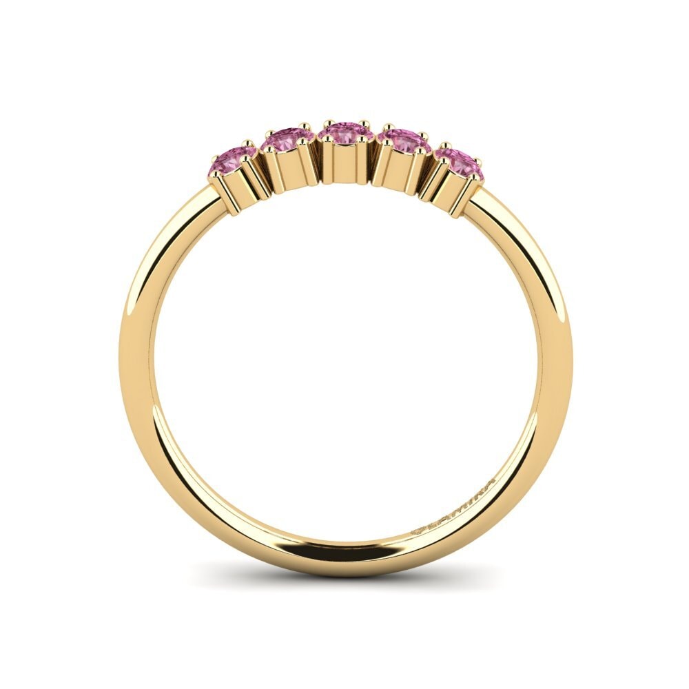 Rhodolite Garnet Engagement Ring Palver