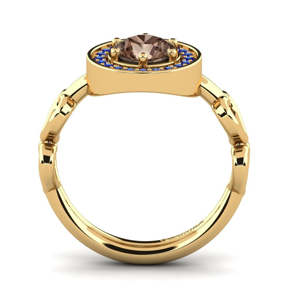 Smoky Quartz Engagement Ring Piedad