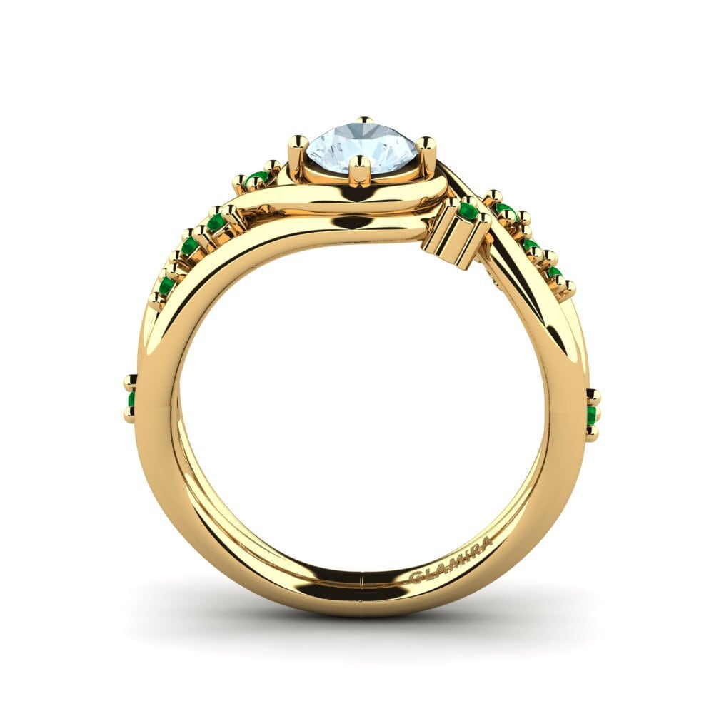 Aquamarine Engagement Ring Pravin
