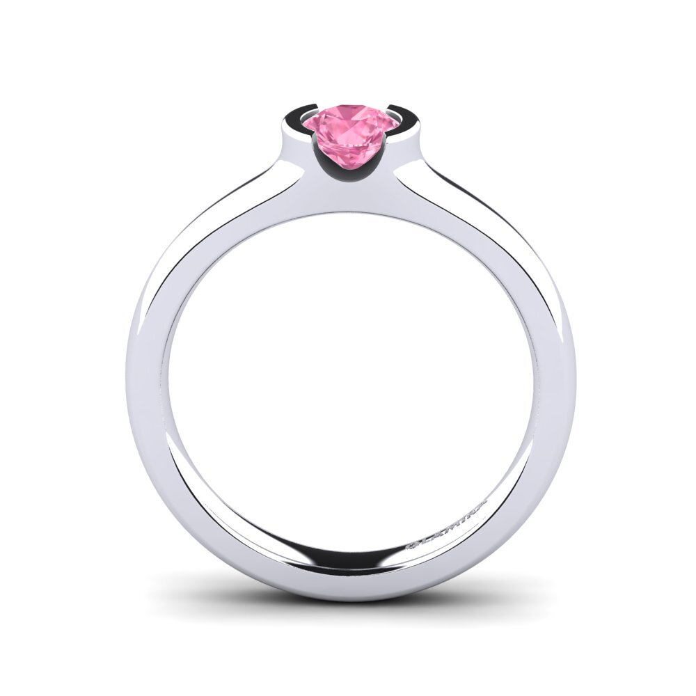 Zafiro Rosado Anillo de compromiso Sabrina