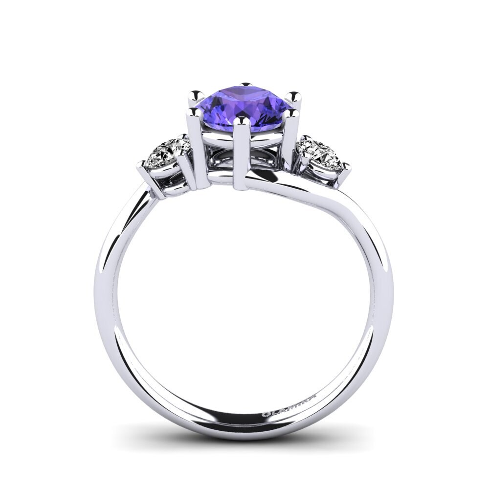 Tanzanite Engagement Ring Skarlette