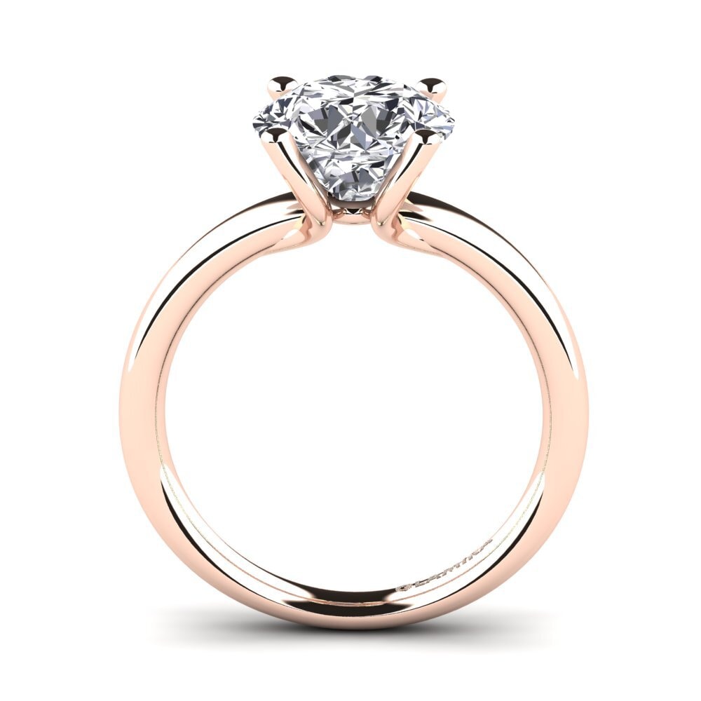 Rotgold 750 Verlobungsringe Titina 3.0 crt