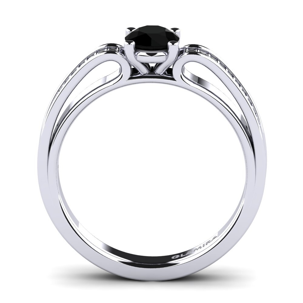 Black Diamond Engagement Ring Torrone