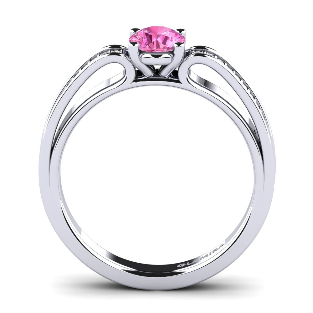 Topacio Rosa Anillo de compromiso Torrone