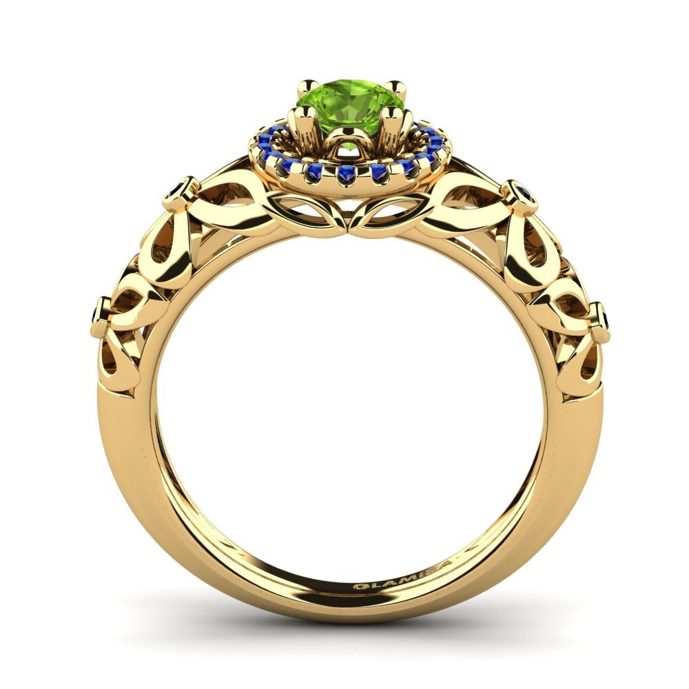 Peridot Engagement Ring Vivyan