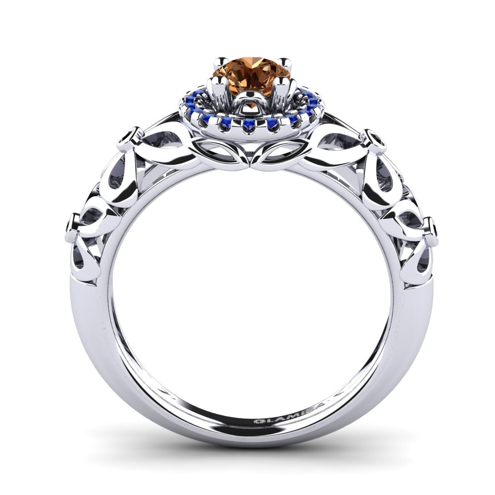 14k White Gold Engagement Ring Vivyan