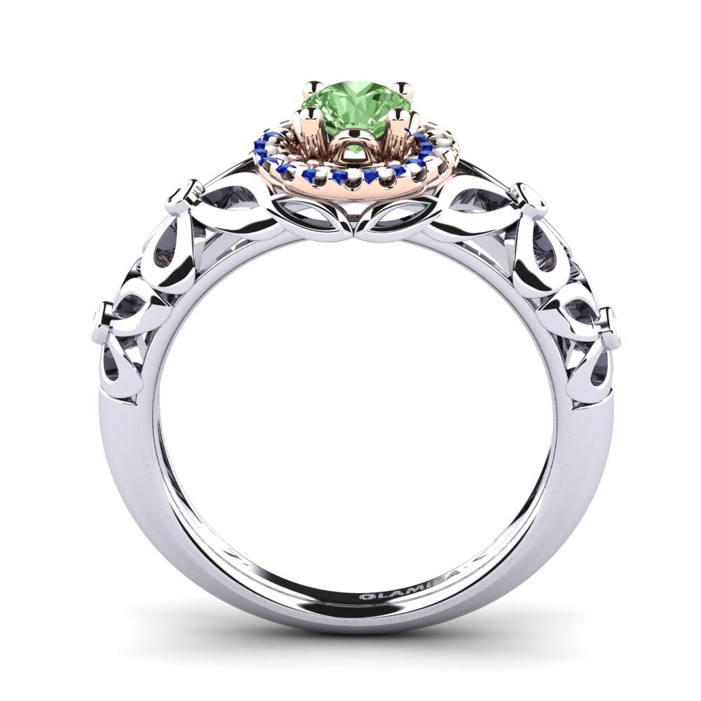 14k Rose & White Gold Engagement Ring Vivyan
