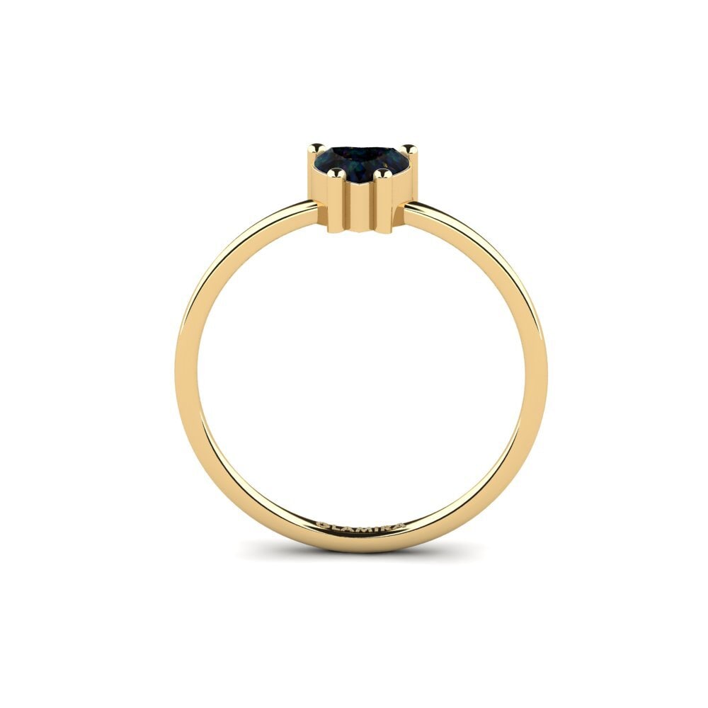 Opalo Negro Anillo Liorae