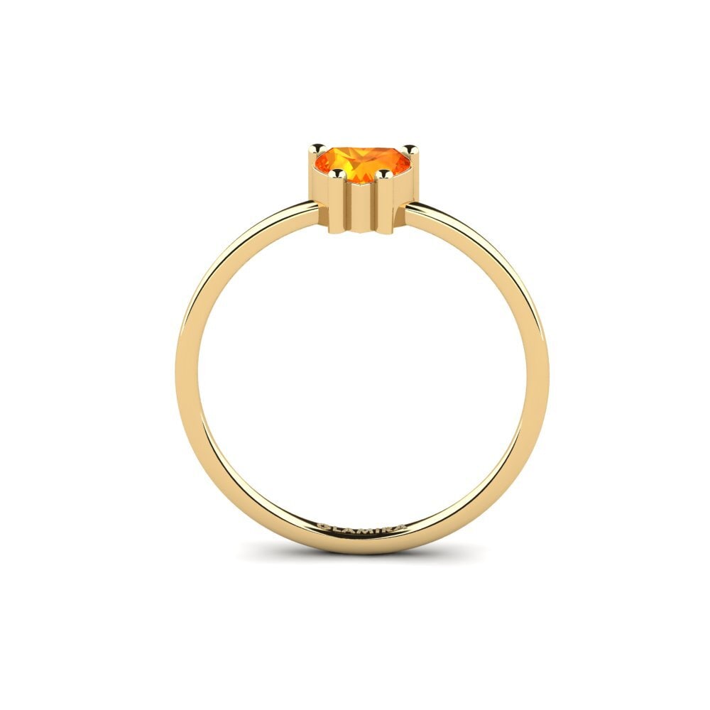 Orange Sapphire Ring Liorae