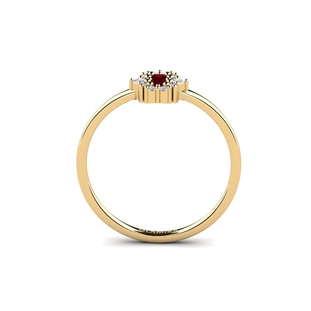 Circonita Roja Anillo Radgona