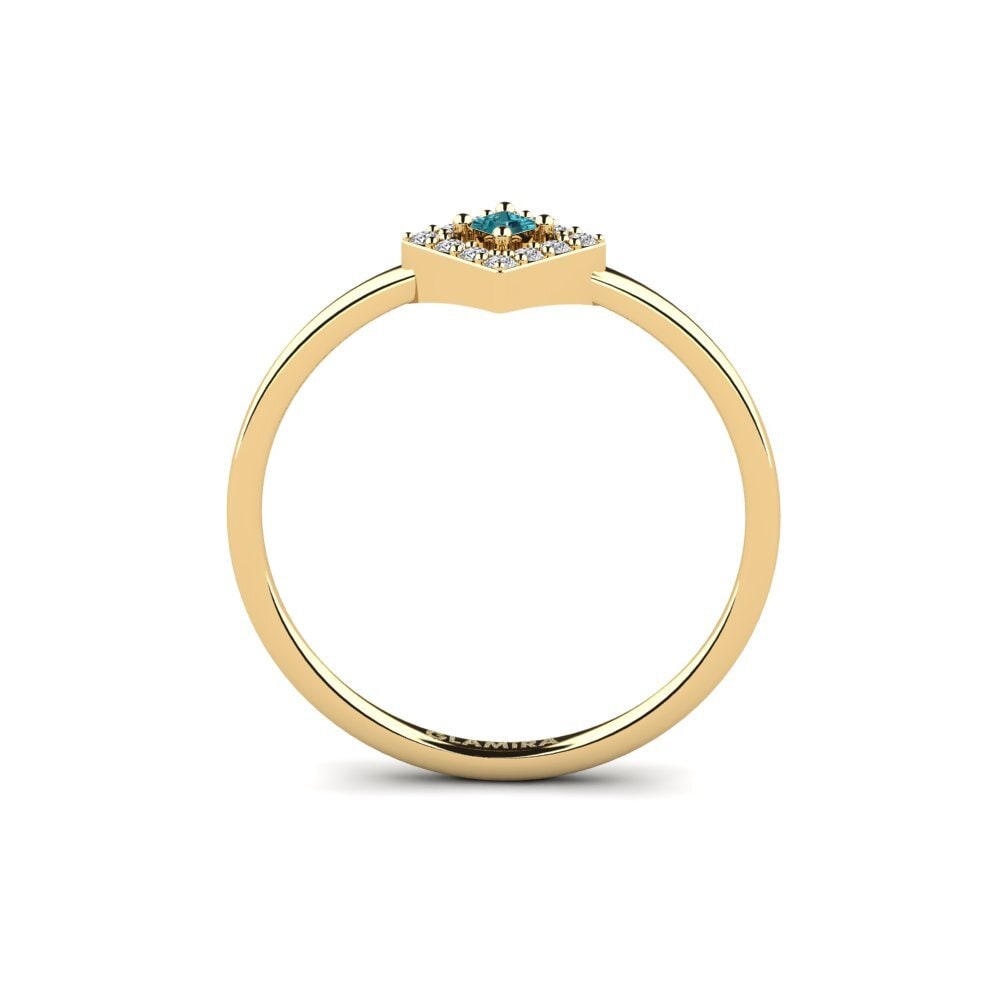 Diamante Azul Anel Tolmin
