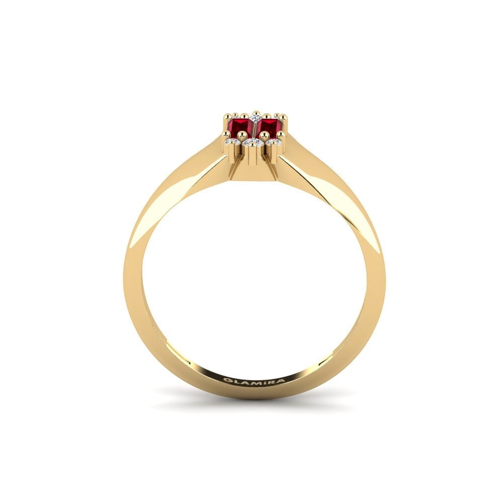 Circonita Roja Anillo Zelezniki