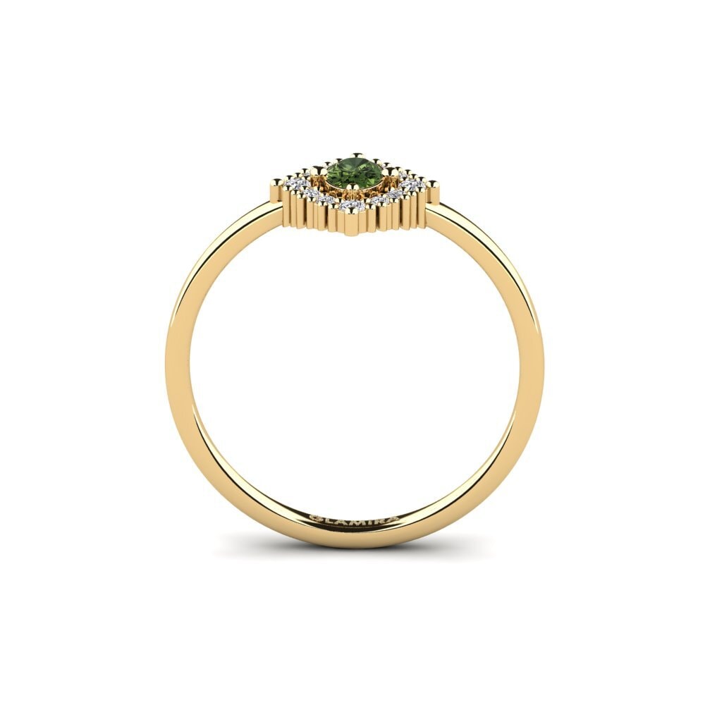 Green Sapphire Ring Elowen