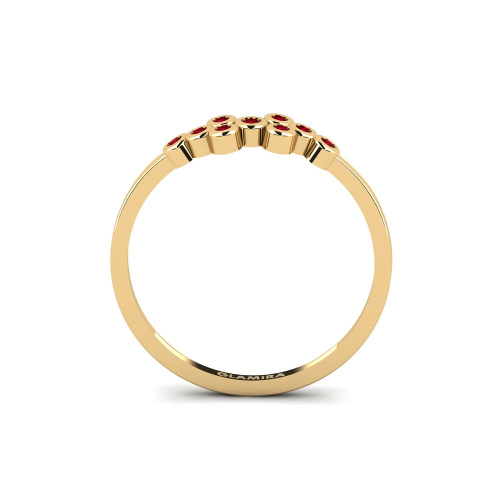Circonita Roja Anillo Perestu