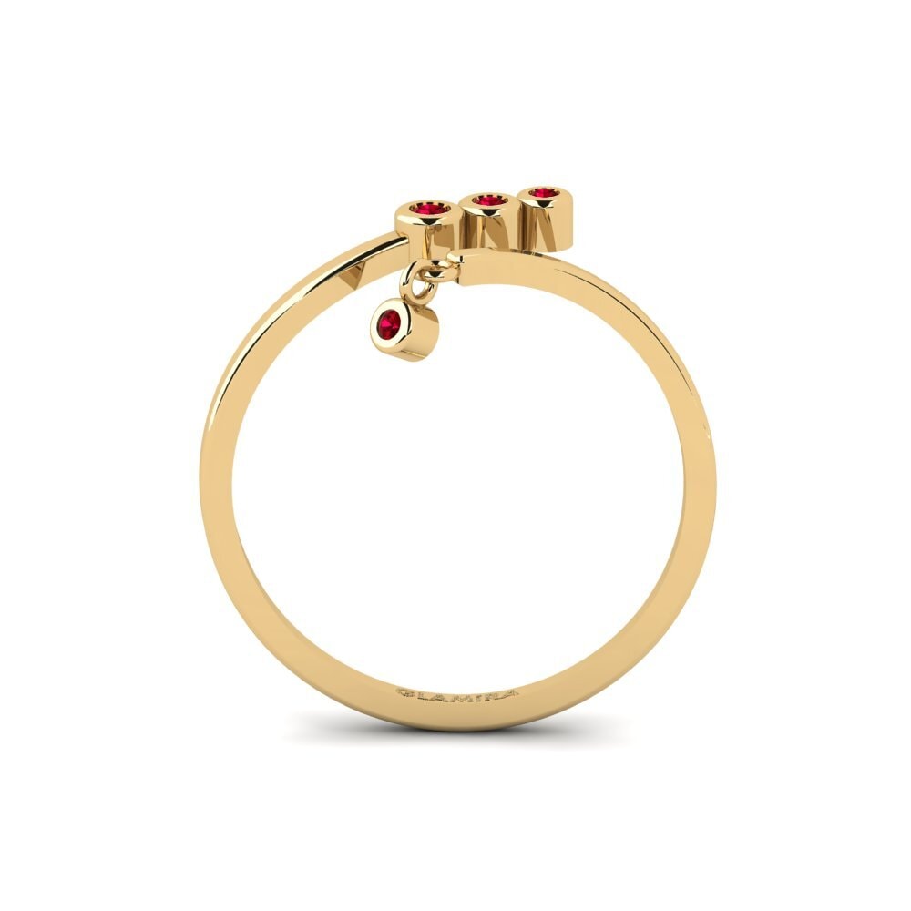 Circonita Roja Anillo Pertev