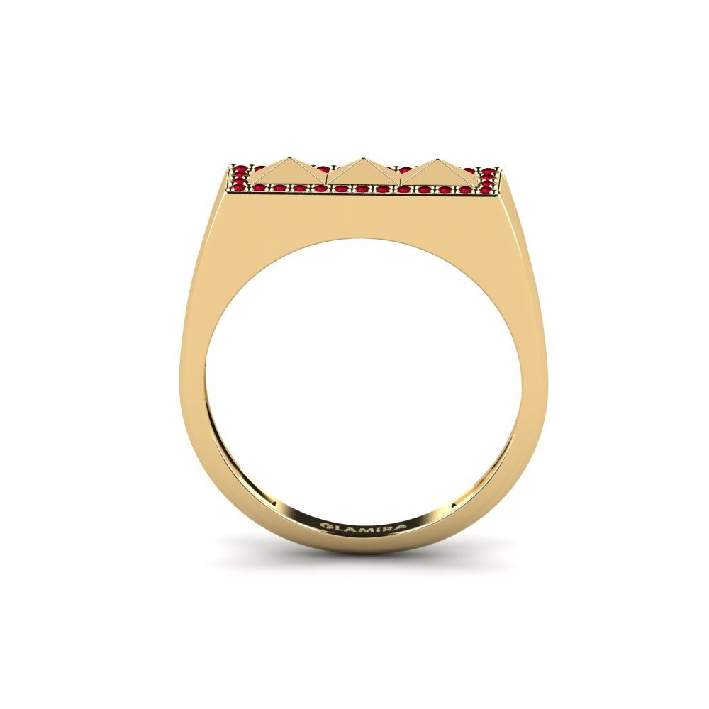 Circonita Roja Anillo Dahlonega