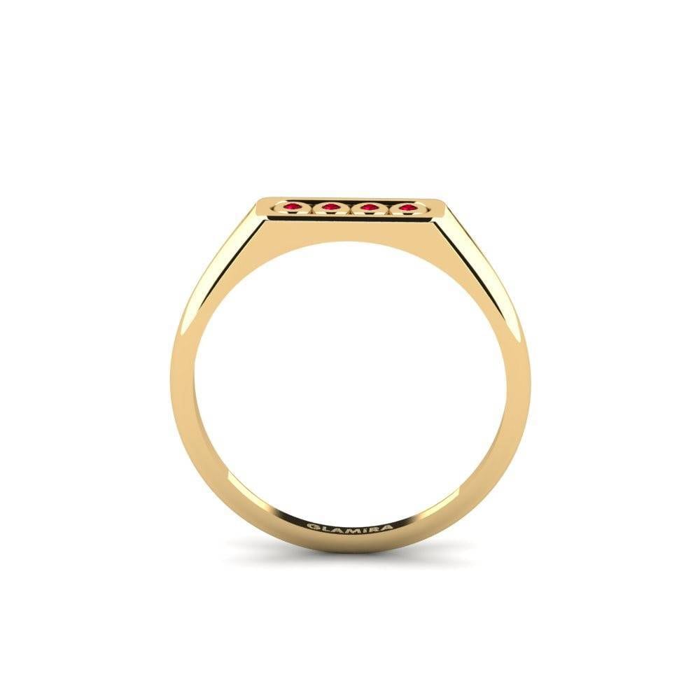 Circonita Roja Anillo Elezz