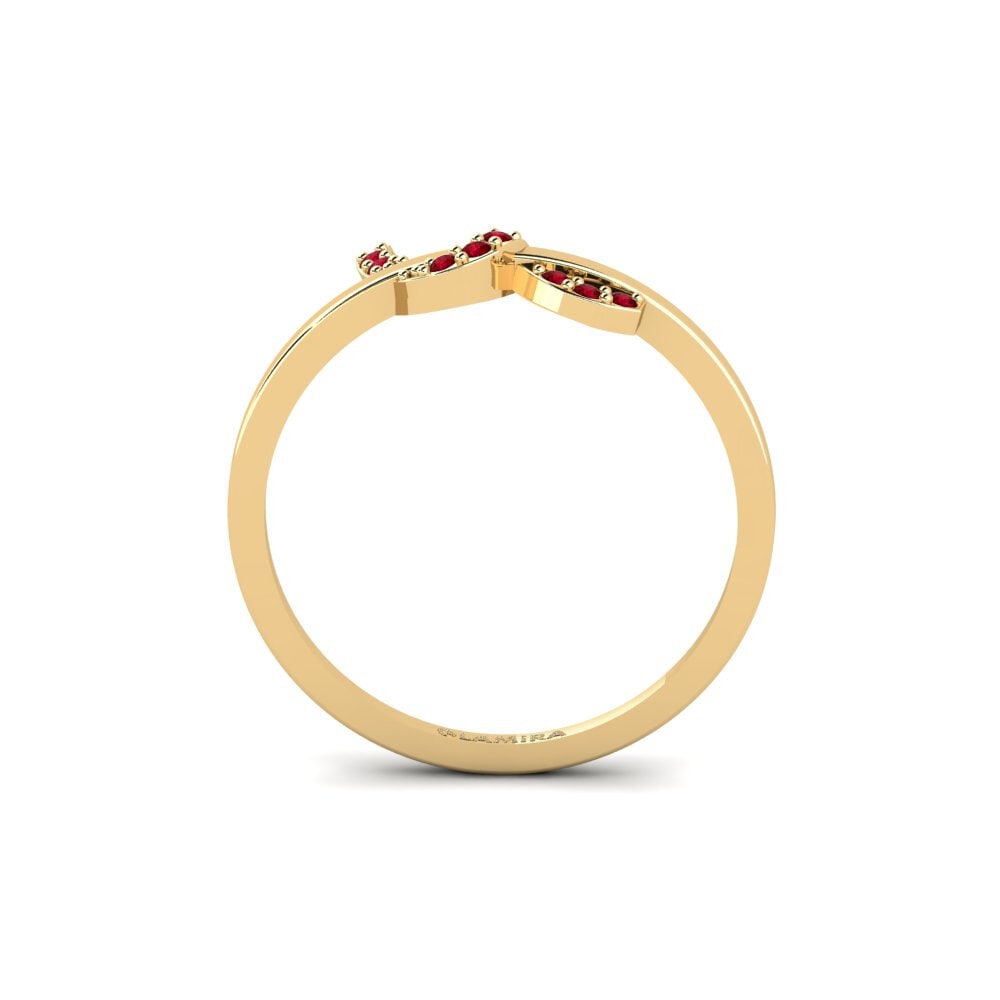 Circonita Roja Anillo Bladon