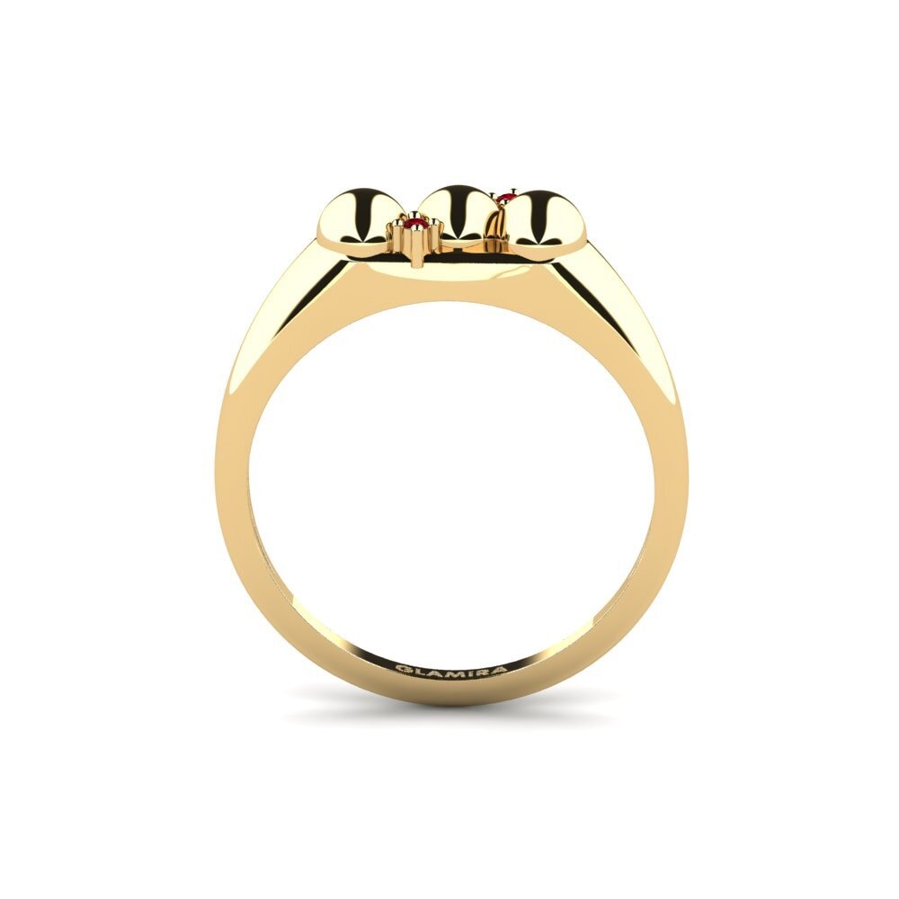 Circonita Roja Anillo Elarith