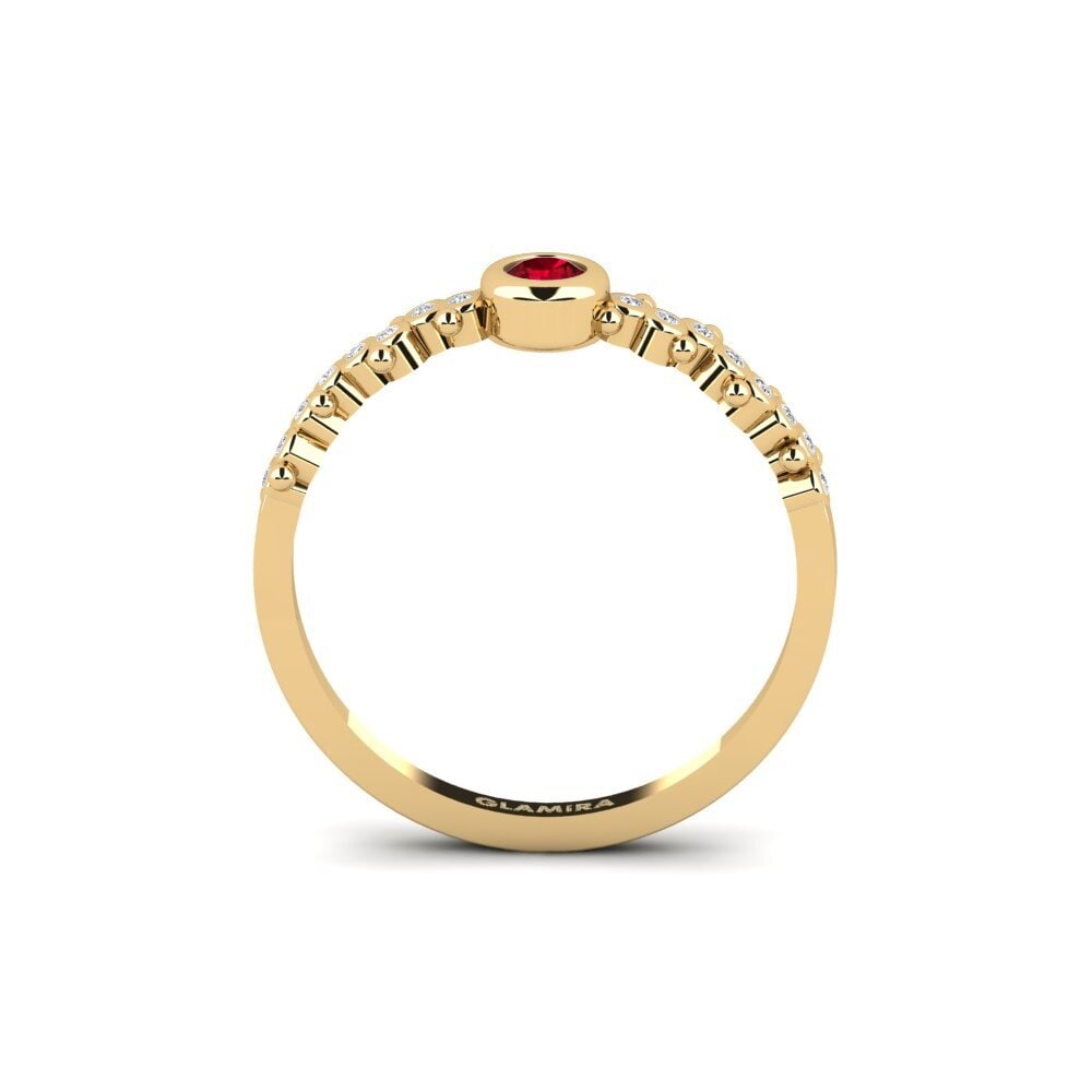 Circonita Roja Anillo Peyke