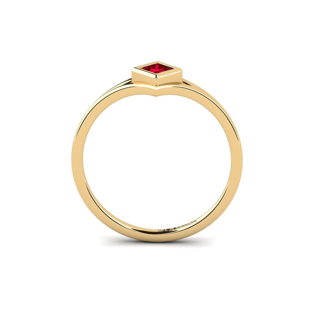 Circonita Roja Anillo Stillness