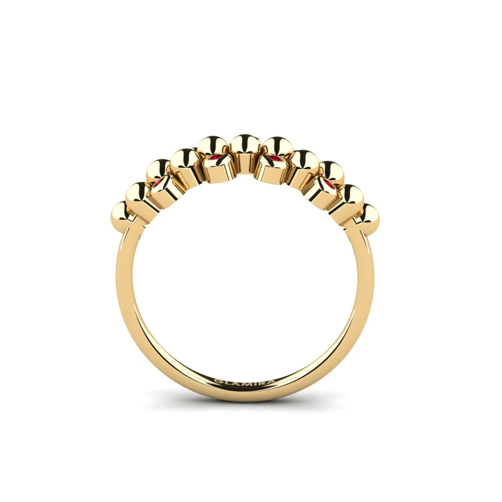 Circonita Roja Anillo Telarian