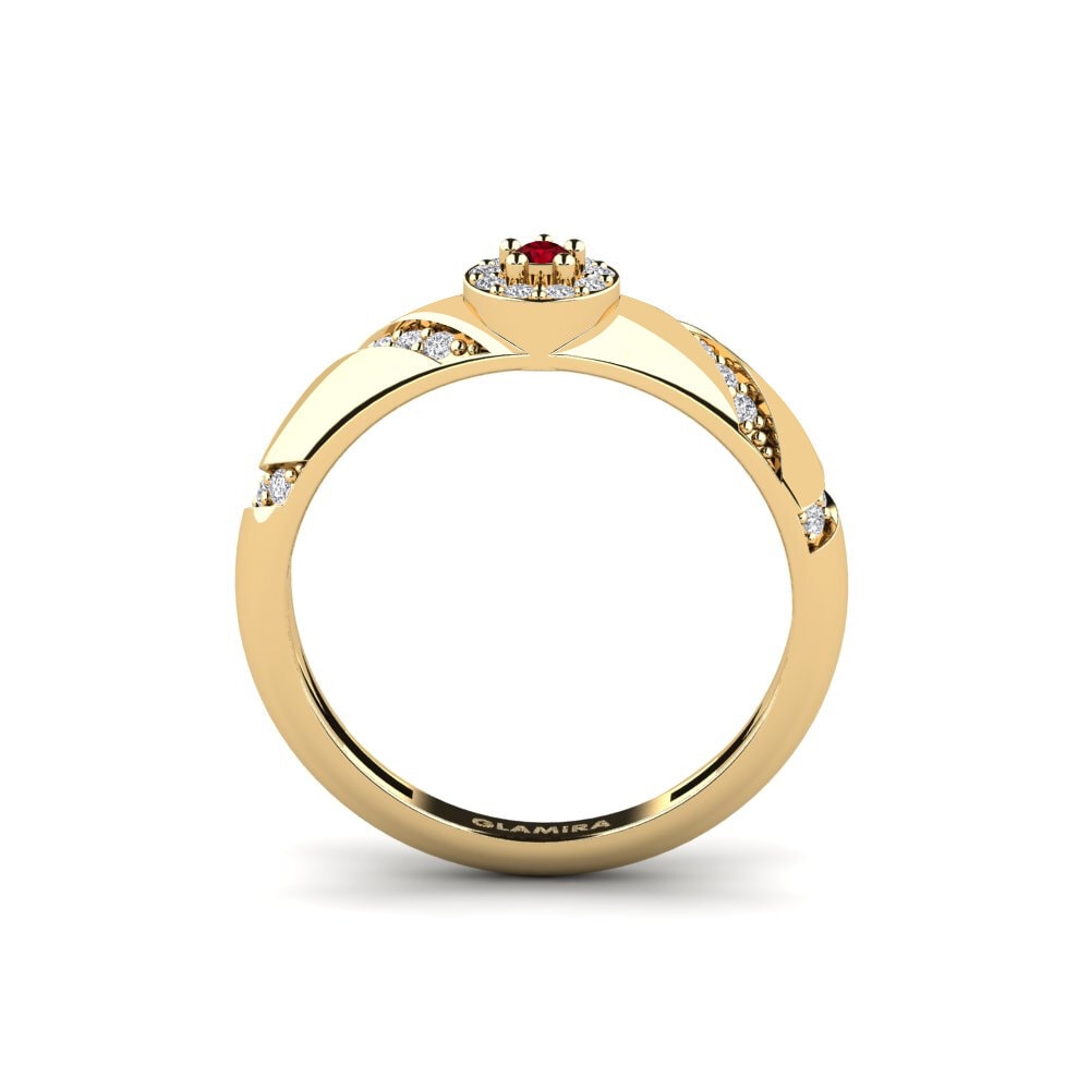 Circonita Roja Anillo Zerinya
