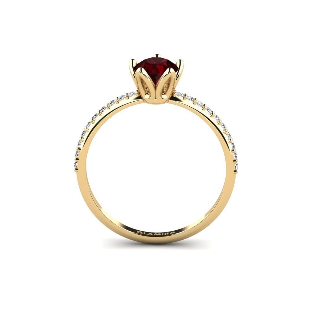 Garnet Engagement Ring Altovalsol