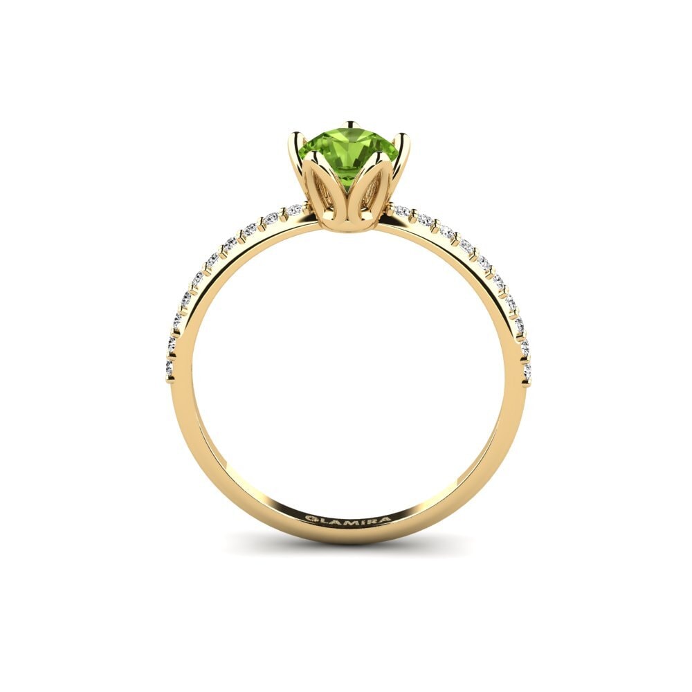 Peridot Engagement Ring Altovalsol