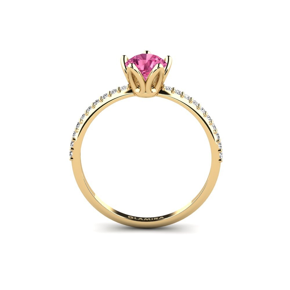 Pink Tourmaline Engagement Ring Altovalsol