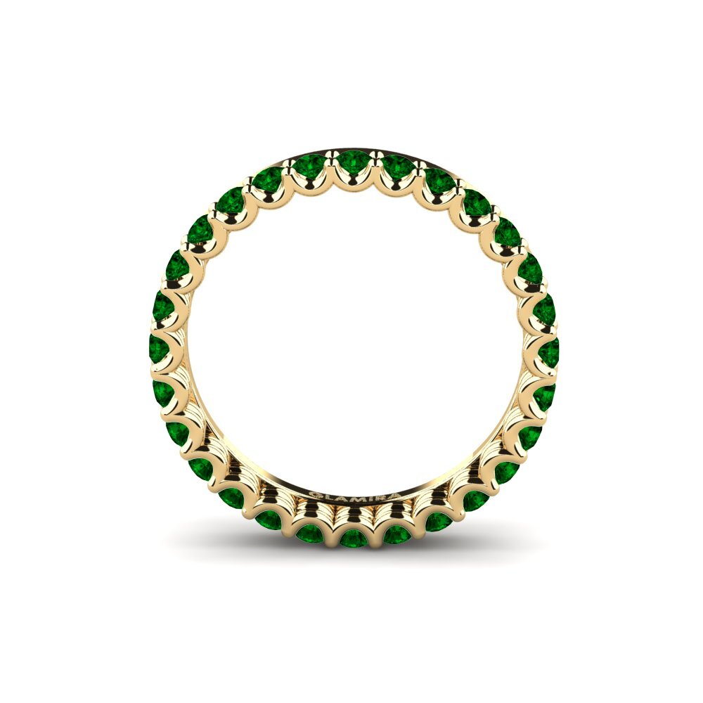 Zircônia Verde Anel Atyrau