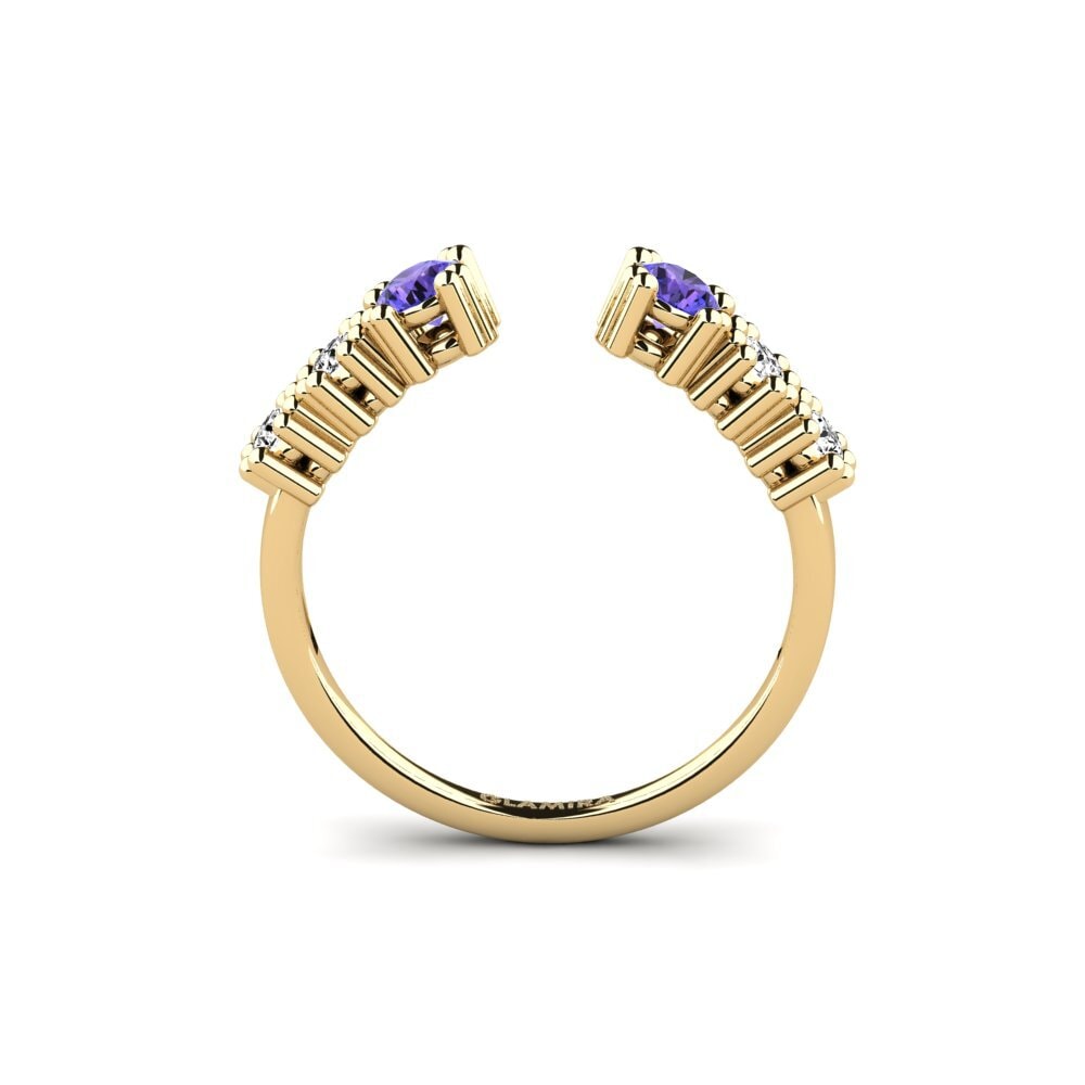 Đá Tanzanite Nhẫn Aymarae