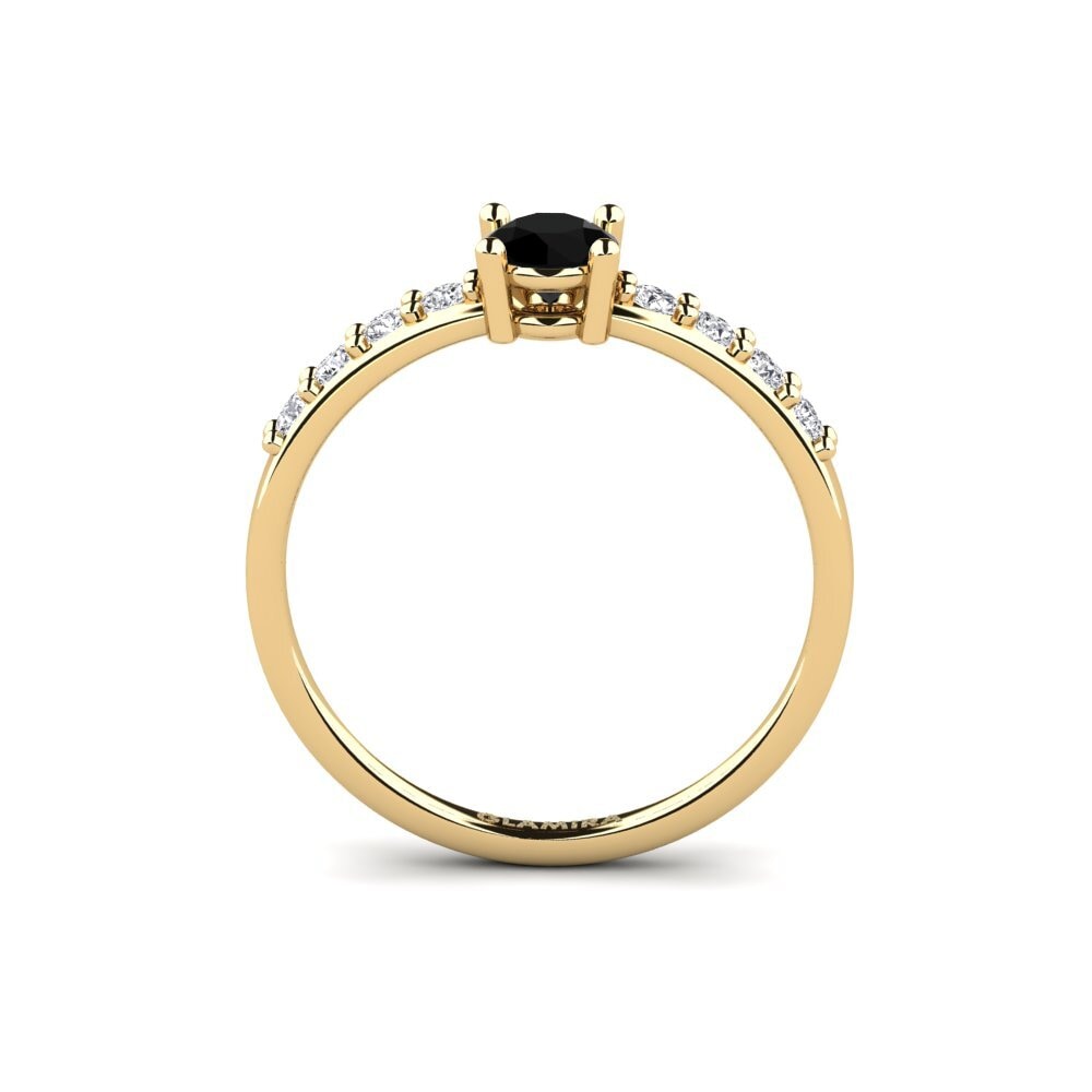 Black Diamond Engagement Ring Bellechasse