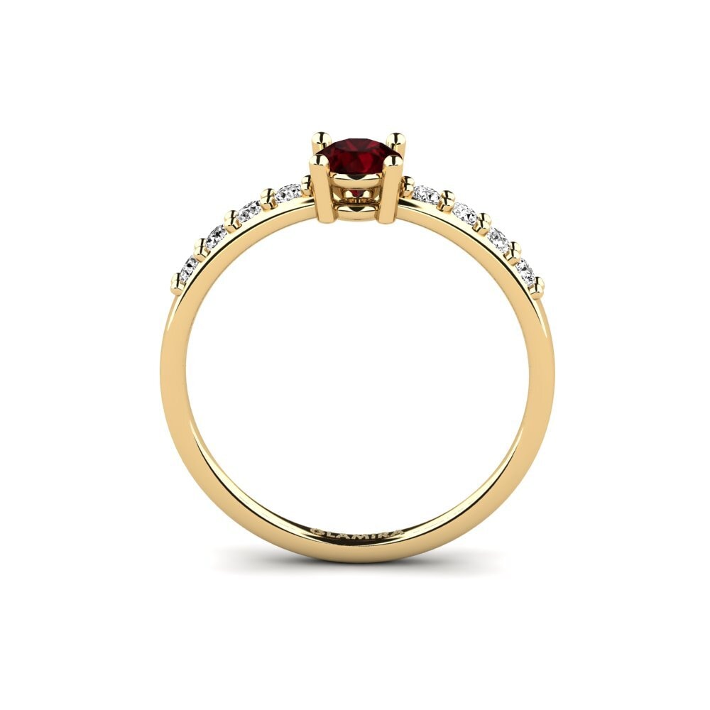 Garnet Engagement Ring Bellechasse