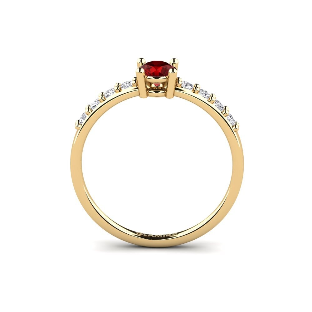 Ruby (Lab Created) Engagement Ring Bellechasse