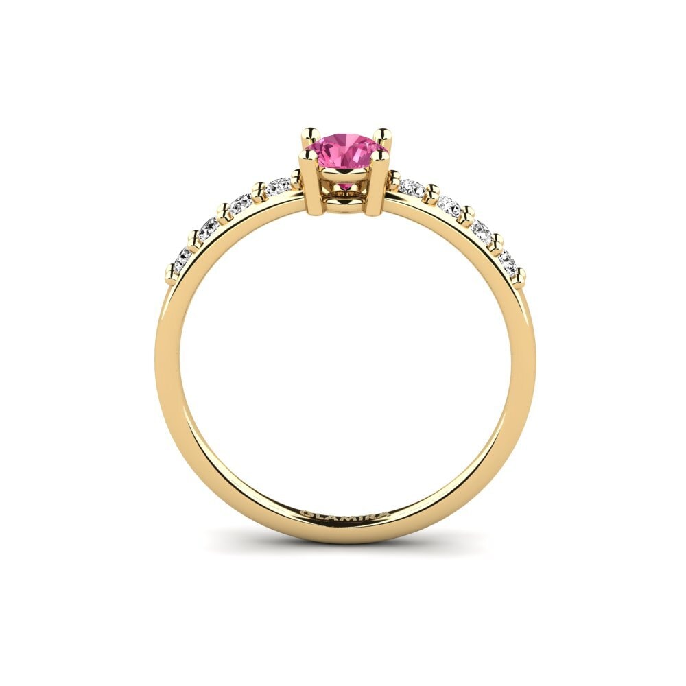 Pink Tourmaline Engagement Ring Bellechasse