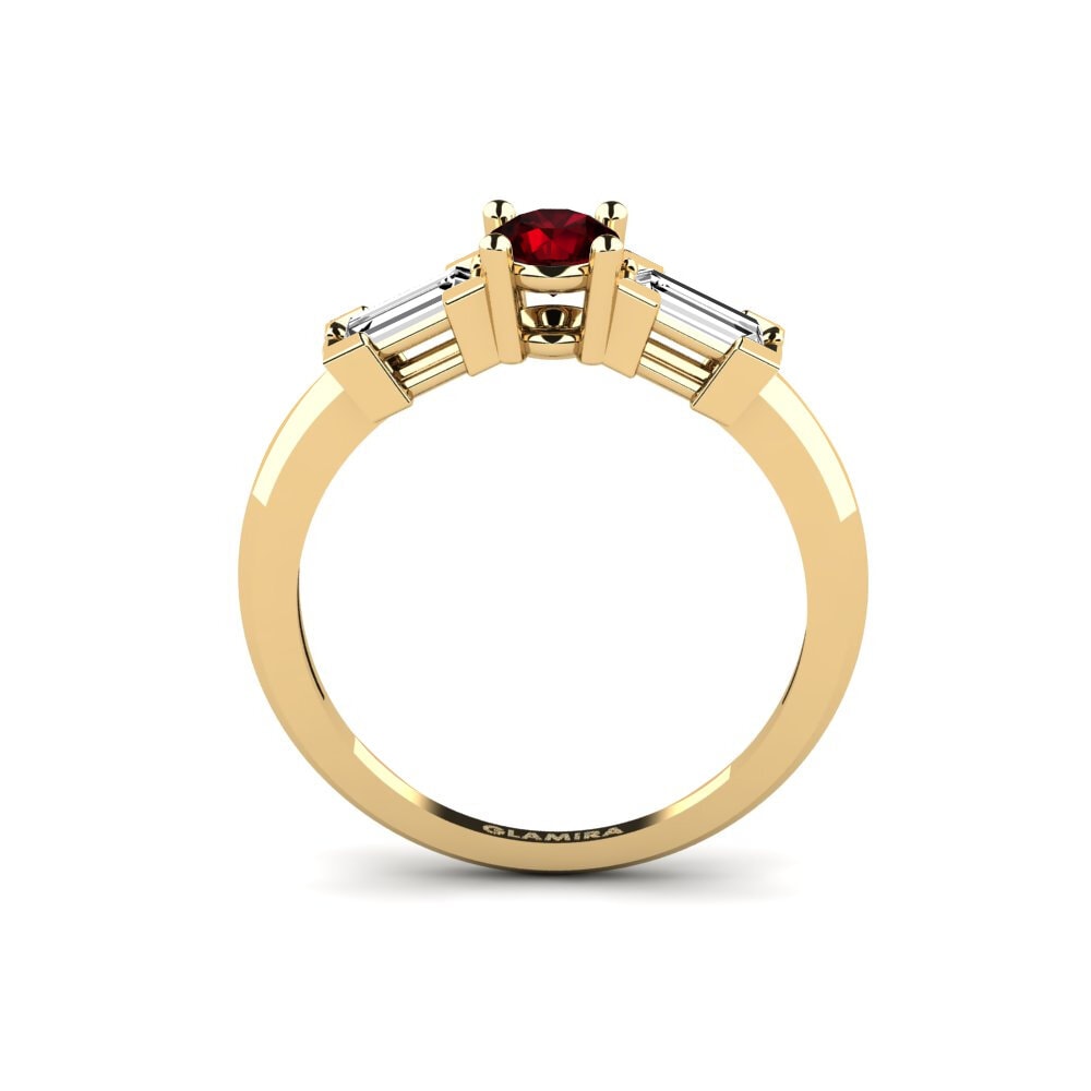 Garnet Engagement Ring Ceyralin