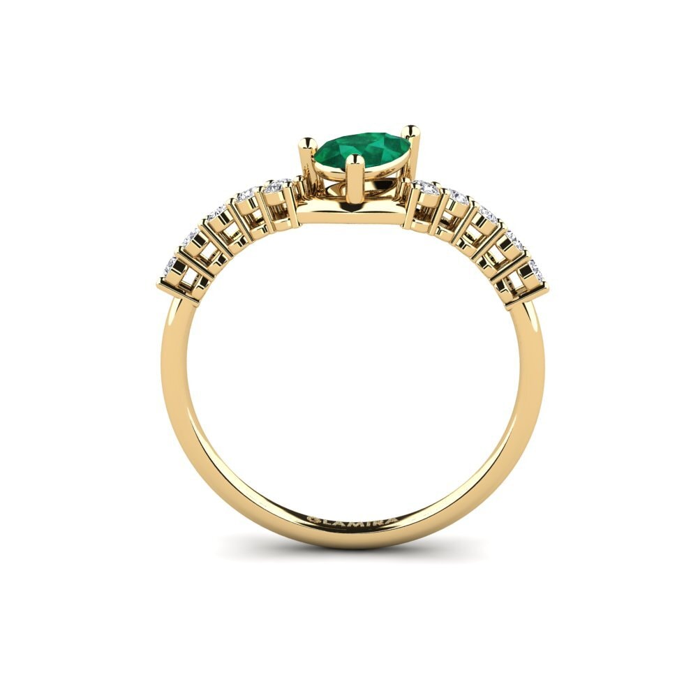 Esmeralda Anillo de compromiso Chaek