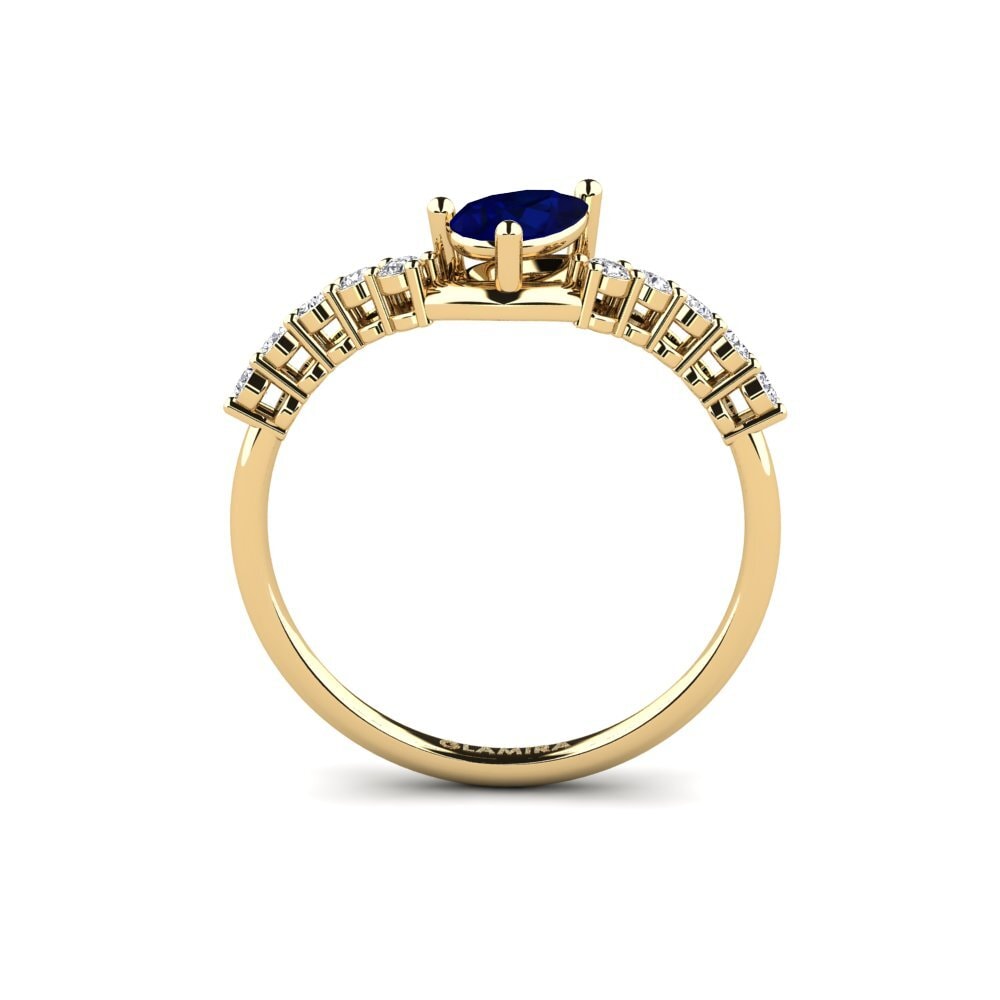 Zafiro Anillo de compromiso Chaek