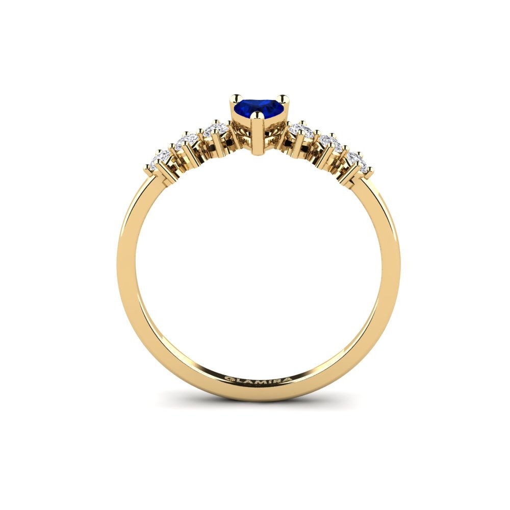 Zafiro Anillo de compromiso Circinus