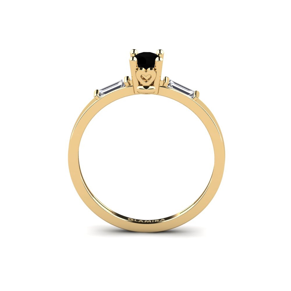 Black Diamond Engagement Ring Coyhaique