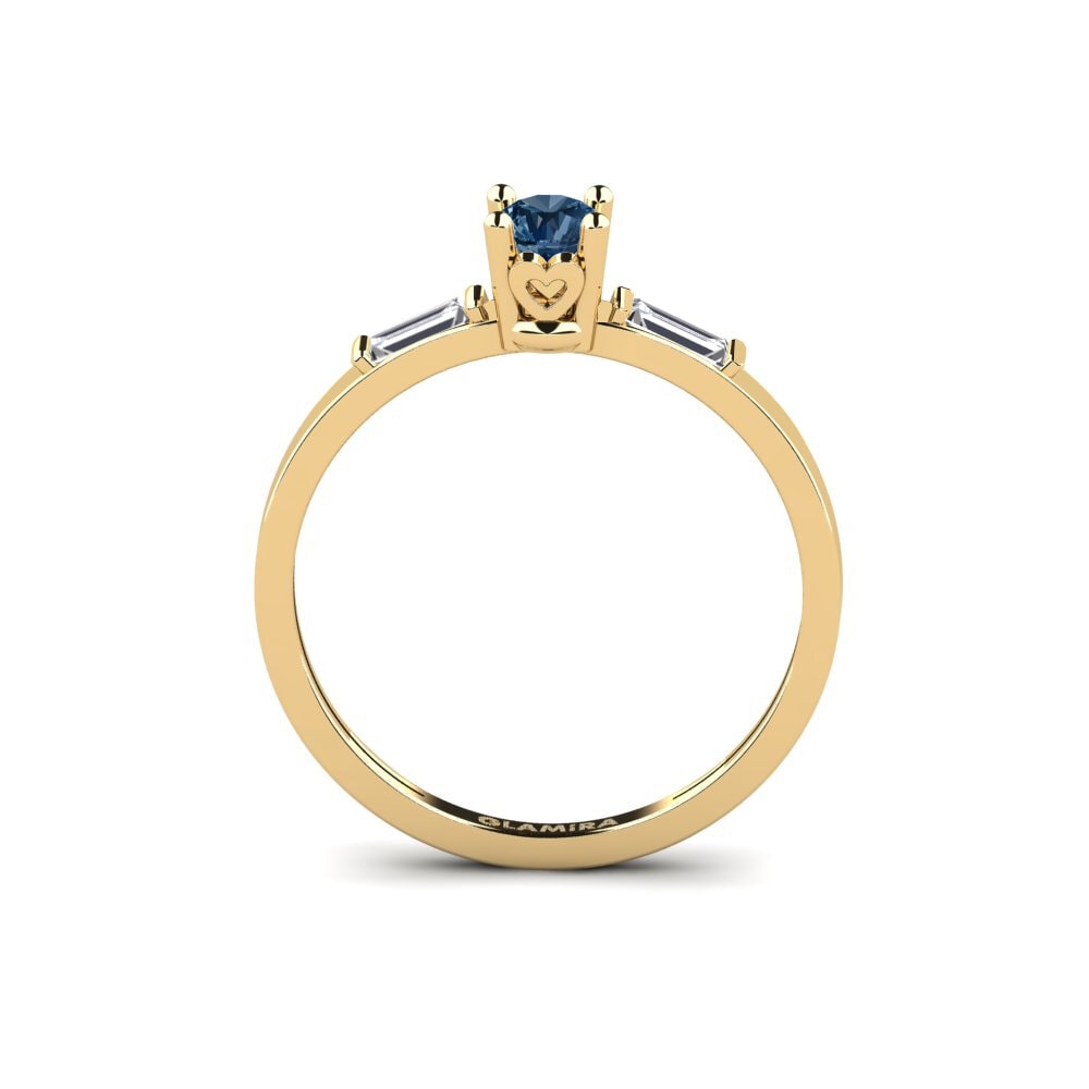 Diamante Azul Anillo de compromiso Coyhaique