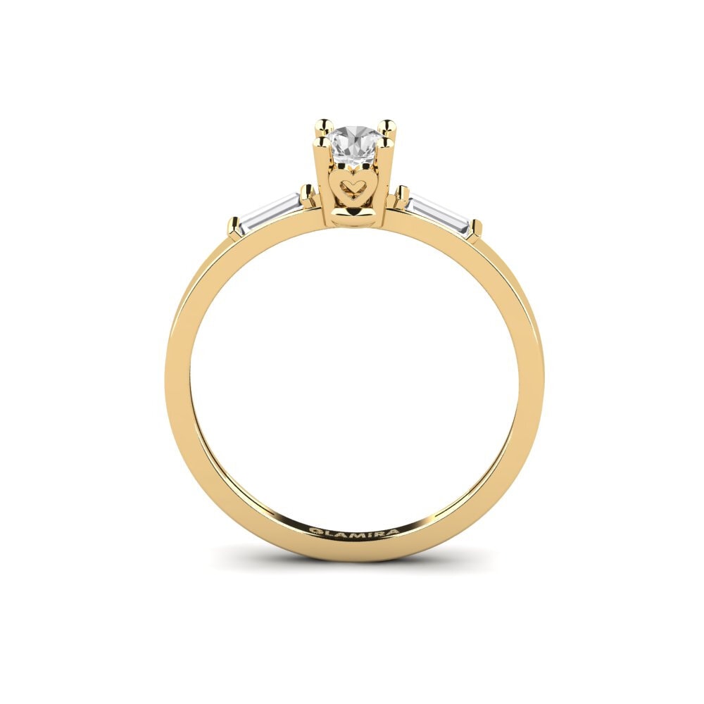 Zafiro blanco Anillo de compromiso Coyhaique