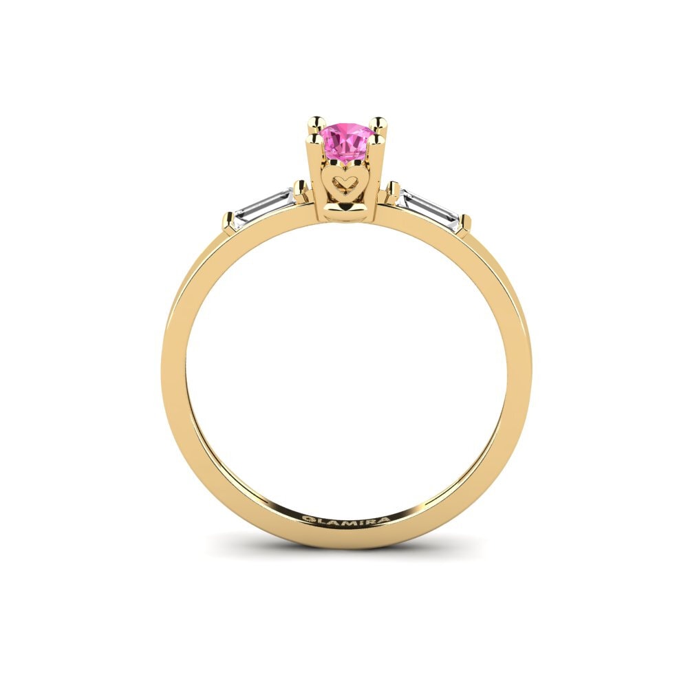 Pink Topaz Engagement Ring Coyhaique