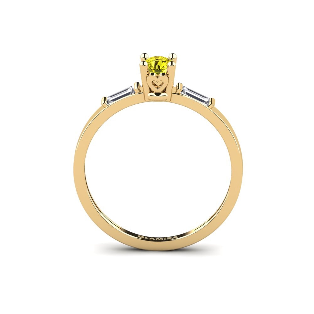 Yellow Diamond Engagement Ring Coyhaique