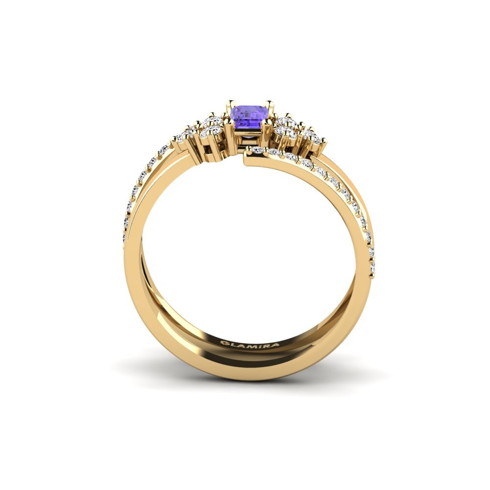 Đá Tanzanite Nhẫn Dorra