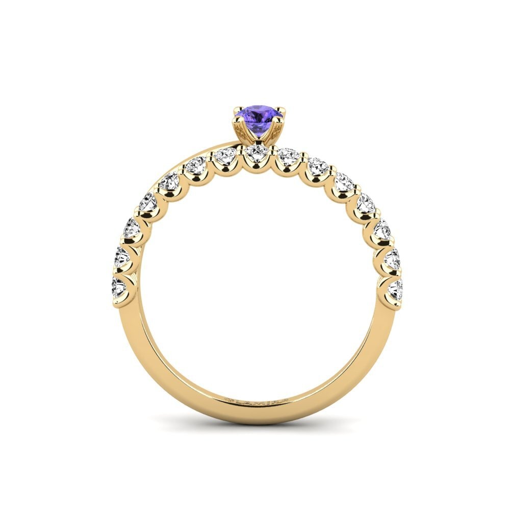 Đá Tanzanite Nhẫn Fergana