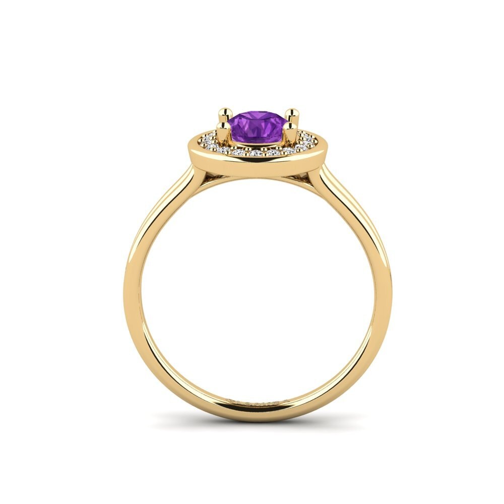 Amethyst Engagement Ring Fleurus