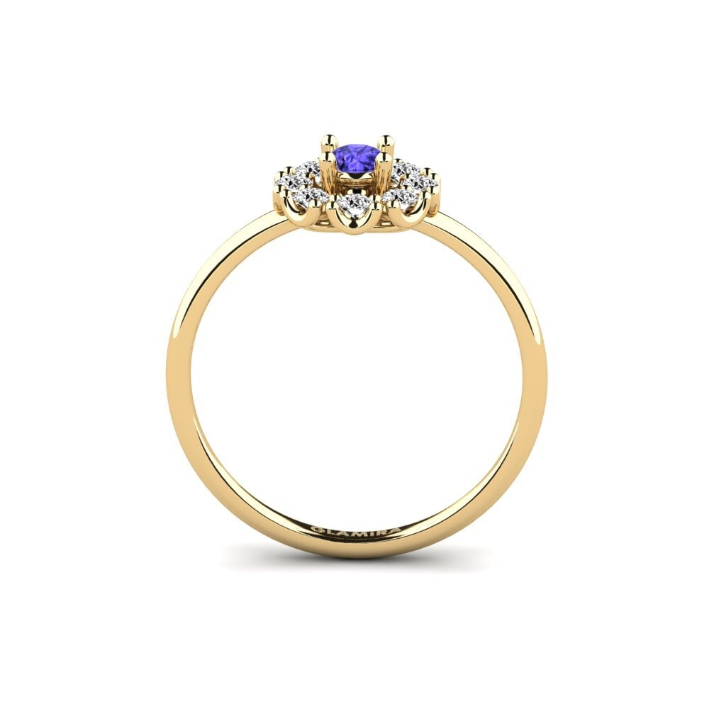 Đá Tanzanite Nhẫn Lisakovsk